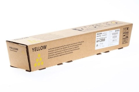 Oryginalny Toner Yellow Ricoh AF MPC3003, MPC3004, MPC3503, MPC3504, MPC4504, MPC5504, MPC6004 (841818) Oryginalny Toner Yellow Ricoh AF MPC3003, MPC3004, MPC3503, MPC3504, MPC4504, MPC5504, MPC6004 (841818)