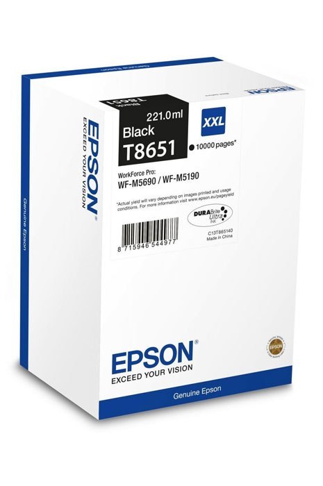 Oryginalny Tusz Black Epson T8651 XXL (C13T865140) Oryginalny Tusz Black Epson T8651 XXL (C13T865140)