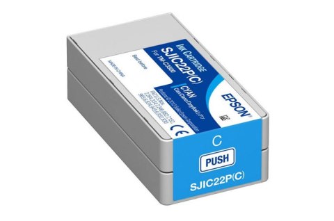 Oryginalny Tusz Cyan Epson SJIC22PC, SJI-C22PC, SJIC-22PC (C33S020602) Oryginalny Tusz Cyan Epson SJIC22PC, SJI-C22PC, SJIC-22PC (C33S020602)