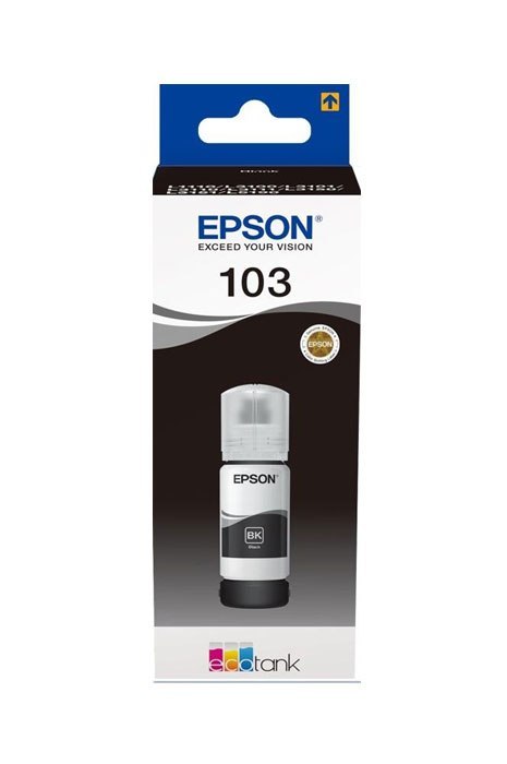 Oryginalny Tusz w butelce Black Epson 103 (T00S1, C13T00S14A) Oryginalny Tusz w butelce Black Epson 103 (T00S1, C13T00S14A)
