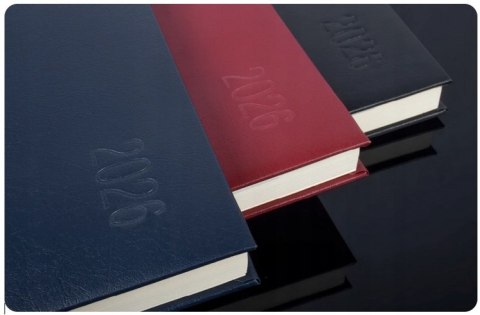 Kalendarz książkowy A4 2026 Biznesowy Dzienny Opus Neptun Czarny Kalendarz książkowy A4 2026 Biznesowy Dzienny Opus Neptun Czarny