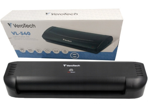 Szybki Laminator A4 Verotech VL-540 + zestaw foli gratis Nowy model Szybki Laminator A4 Verotech VL-540 + zestaw foli gratis Nowy model