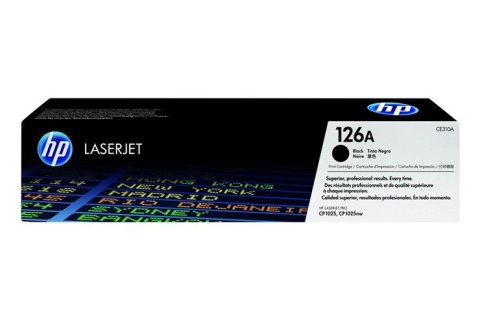 Oryginalny Toner Black HP LaserJet CP1025, M175, M275 (126A CE310A) Oryginalny Toner Black HP LaserJet CP1025, M175, M275 (126A CE310A)