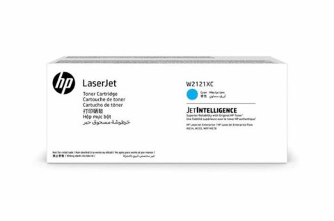 Oryginalny Toner Cyan HP LaserJet Color Enterprise M554, M555, M578 MFP (212XC W2121XC), kompatybilne z W2121X Oryginalny Toner Cyan HP LaserJet Color Enterprise M554, M555, M578 MFP (212XC W2121XC), kompatybilne z W2121X
