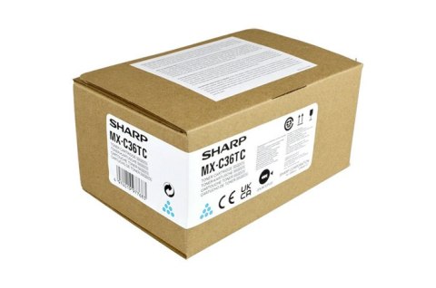 Oryginalny Toner Cyan Sharp MXC358 (MXC36TC, MX-C36TC) Oryginalny Toner Cyan Sharp MXC358 (MXC36TC, MX-C36TC)