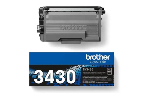Oryginalny Toner Czarny Brother TN3430, TN-3430 Oryginalny Toner Czarny Brother TN3430, TN-3430