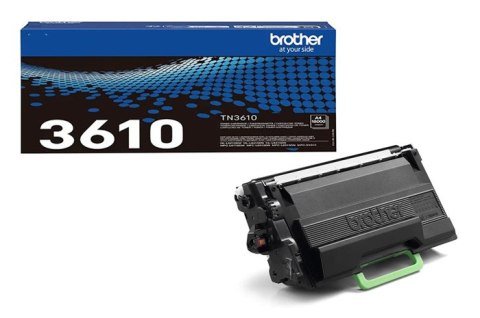 Oryginalny Toner Czarny Brother TN3610, TN-3610 Oryginalny Toner Czarny Brother TN3610, TN-3610