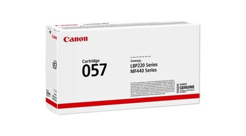 Oryginalny Toner Czarny Canon i-SENSYS LBP220, MF440 series (CRG057, CRG-057, 3010C002) Oryginalny Toner Czarny Canon i-SENSYS LBP220, MF440 series (CRG057, CRG-057, 3010C002)