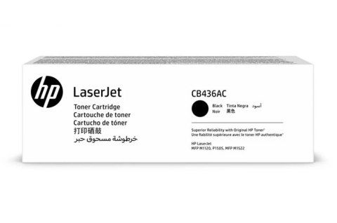 Oryginalny Toner Czarny HP LaserJet M1120, M1522, P1505 (36AC CB436AC), kompatybilne z CB436A Oryginalny Toner Czarny HP LaserJet M1120, M1522, P1505 (36AC CB436AC), kompatybilne z CB436A