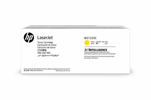 Oryginalny Toner Yellow HP LaserJet Color Enterprise M554, M555, M578 MFP (212XC W2122XC), kompatybilne z W2122X Oryginalny Toner Yellow HP LaserJet Color Enterprise M554, M555, M578 MFP (212XC W2122XC), kompatybilne z W2122X