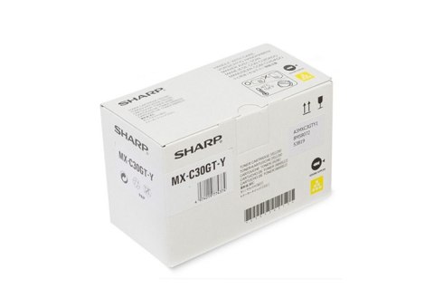 Oryginalny Toner Yellow Sharp MXC304WH (MXC30GTY,MX-C30GTY) Oryginalny Toner Yellow Sharp MXC304WH (MXC30GTY,MX-C30GTY)
