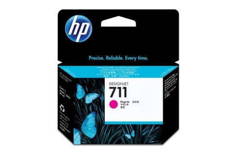 Oryginalny Tusz Magenta HP 711 (CZ131A) Oryginalny Tusz Magenta HP 711 (CZ131A)