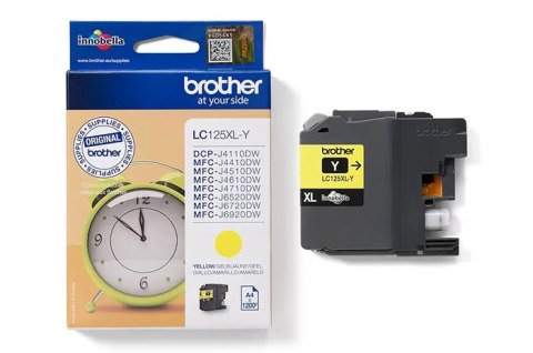 Oryginalny Tusz Yellow Brother LC125XLY, LC-125XLY Oryginalny Tusz Yellow Brother LC125XLY, LC-125XLY