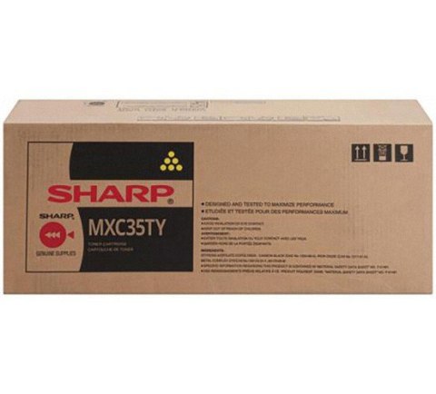 Oryginalny toner Yellow Sharp MX-C407P (MX-C35TY, MXC35TY) Oryginalny toner Yellow Sharp MX-C407P (MX-C35TY, MXC35TY)