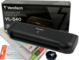 Szybki laminator A4 + trymer + zaokrąglacz narożników + MegaPaka 240 folii Opus A4/A5 (VL-540+100xA4+100xA5+PC100-04+PC100-00+G)