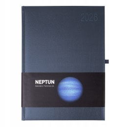 Kalendarz książkowy A4 2026 Biznesowy Dzienny Opus Neptun Niebieski