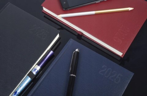Kalendarz książkowy A5 2026 Dzienny Biznesowy Quantum Merkury Niebieski Kalendarz książkowy A5 2026 Dzienny Biznesowy Quantum Merkury Niebieski