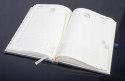 Kalendarz książkowy A5 2026 dzienny dla biznesmenów Opus Merkury Bordowy