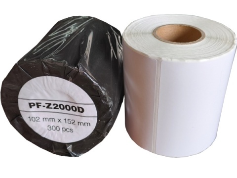 Etykiety termiczne 100x150mm ( A6 102x152) Kurierskie z perforacją 300szt Etykiety termiczne 100x150mm ( A6 102x152) Kurierskie z perforacją 300szt