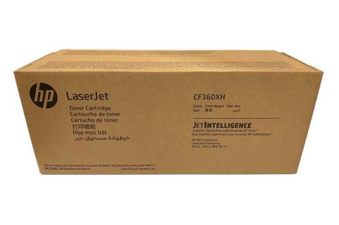 Oryginalny Toner Black HP Color LaserJet Enterprise M552 (508XH CF360XH), kompatybilne z CF360X