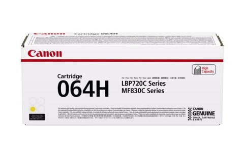 Oryginalny Toner Yellow Canon LBP722, MF832 (CRG064H, CRG-064H, 4932C001) Oryginalny Toner Yellow Canon LBP722, MF832 (CRG064H, CRG-064H, 4932C001)