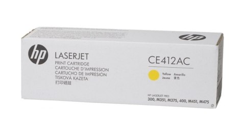 Oryginalny Toner Yellow HP LaserJet Pro M351, M375, M451, M475 (305AC CE412AC), kompatybilne z CE412A