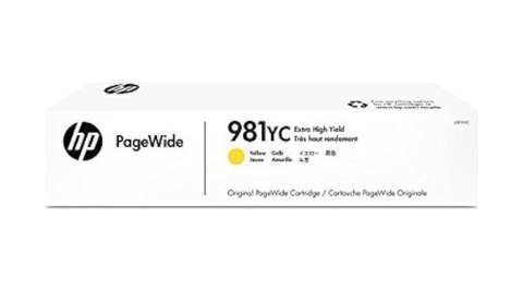 Oryginalny Tusz Yellow HP 981YC (L0R19YC)