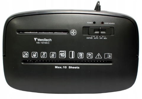 Profesjonalna niszczarka Verotech VS-4030CC + Druga niszczarka gratis. Dla jednostek budżetowych - przelew