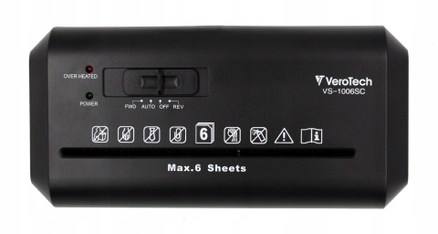 Niszczarka dokumentów do A4 Verotech VS-1006