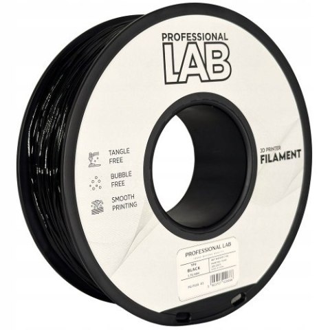 Profesjonalny Elastyczny, termoplastyczny, Filament TPU Black 1kg 1,75mm