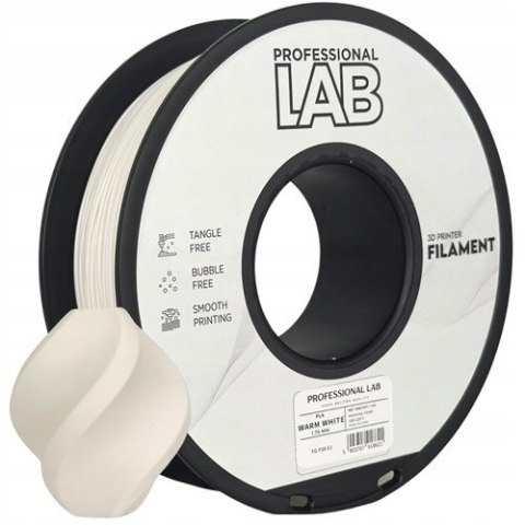 Profesjonalny Filament PLA Biały Ciepły / Warm White 1kg 1,75mm Premium