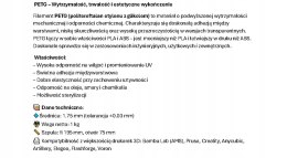 Profesjonalny Filament PLA Cyan 1kg netto 1,75mm Professjonal LAB