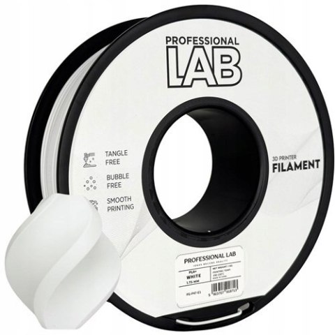 Profesjonalny Filament PLA Luminous Świecący w ciemości White 1kg 1,75mm