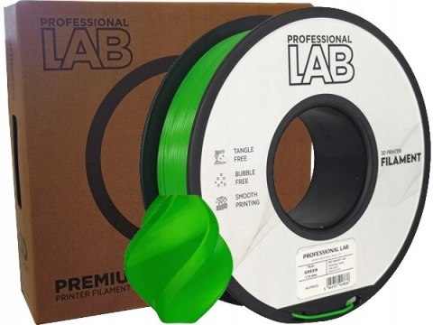 Profesjonalny Filament PLA Meta Zielony 1kg netto 1,75mm Professjonal LAB