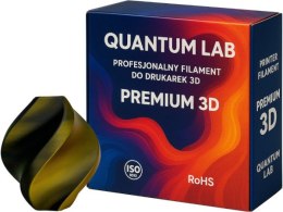 Profesjonalny Filament PLA Silk Dual Color Black Gold 1kg 1,75mm Quantum