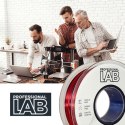 Profesjonalny Filament PLA Silk Dual Color Czerwony Niebieski 1kg 1,75mm