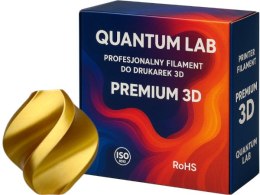 Profesjonalny Filament PLA Silk Gold Złoty 1kg 1,75 Quantum Premium