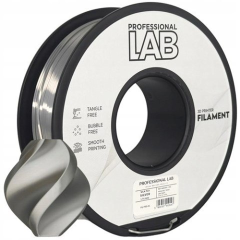 Profesjonalny Filament PLA Silk Silver Srebrny Quantum Quality