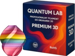 Profesjonalny Filament PLA Silk Tęcza / Rainbow 1kg netto 1,75mm Quantum