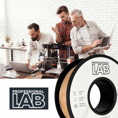 Profesjonalny Filament PLA+ Złoty Piaskowy 1kg 1,75mm Professjonal LAB