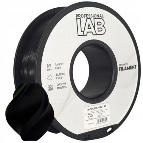 Professjonal LAB Filament High Speed HS - PLA Black 1Kg 1,75mm
