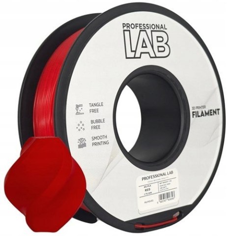 Professjonal LAB Filament High Speed HS - PLA Czerwony / Red 1Kg 1,75mm
