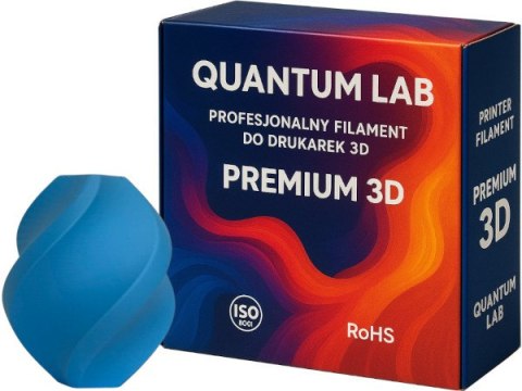 Professjonal LAB Filament PLA Niebieski / Water Blue 1 Kg netto 1,75mm