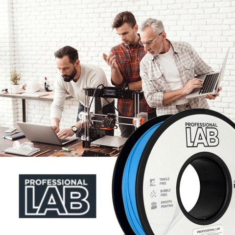 Professjonal LAB Filament PLA Niebieski / Water Blue 1 Kg netto 1,75mm