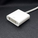 Qoltec Adapter Mini DVI na DVI (24+5) | Full HD | 0.16m