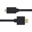 Qoltec Kabel HDMI | Micro HDMI | High speed | 4K | 30Hz | GOLD | 1.5m