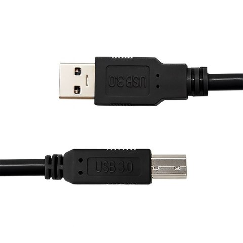 Qoltec Kabel USB 3.0 do drukarki A męski | B męski | 2m