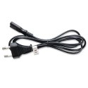 Qoltec Kabel zasilający IEC C7 / CEE 7/16 | ósemka | 2x0.5mm² | 1.4m