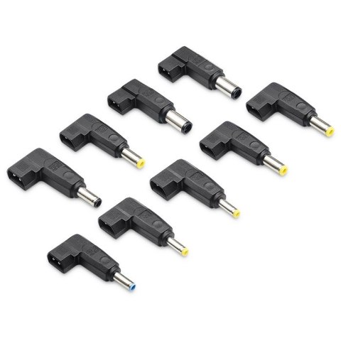Qoltec Uniwersalny zasilacz do laptopa 65W | Automatyczny | MultiPlug | 9 wtyczek | +kabel zasilający