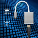 Qoltec Adapter przejściówka USB-C 3.1 | HDMI | 4K | MHL | Aluminiowy